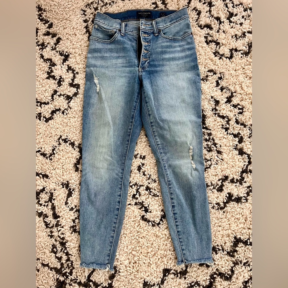 Lucky Brand Skinny Jeans - Like New - Worn Once - Size 6 - Mid Rise